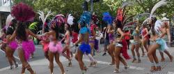 Samba dancers in Multicultural Parade